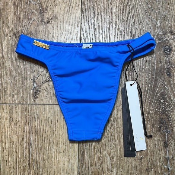 NWT Rosa Chá Blue Bikini Bottoms Size P/S - Picture 2 of 5
